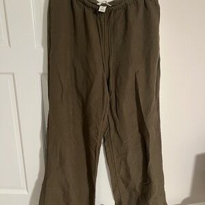 H&M Green Chinos Relaxed Fit